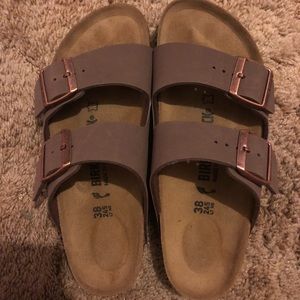 Brand new brown Birkenstocks